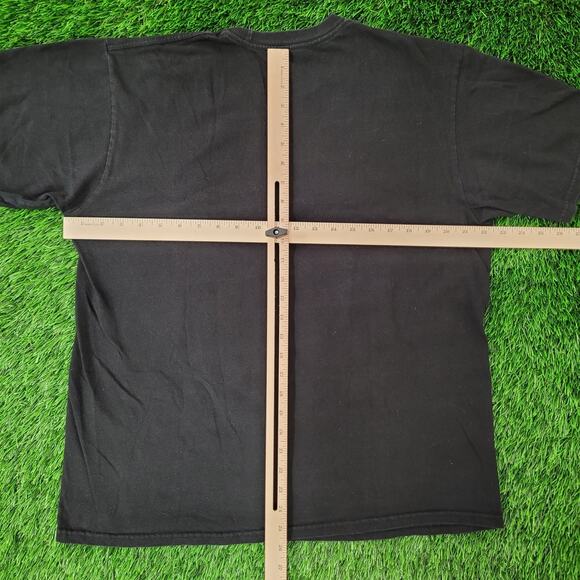 Marvel-Universe Deadpool Party Shirt L/XL 23x26 Crop Black - Picture 12 of 15